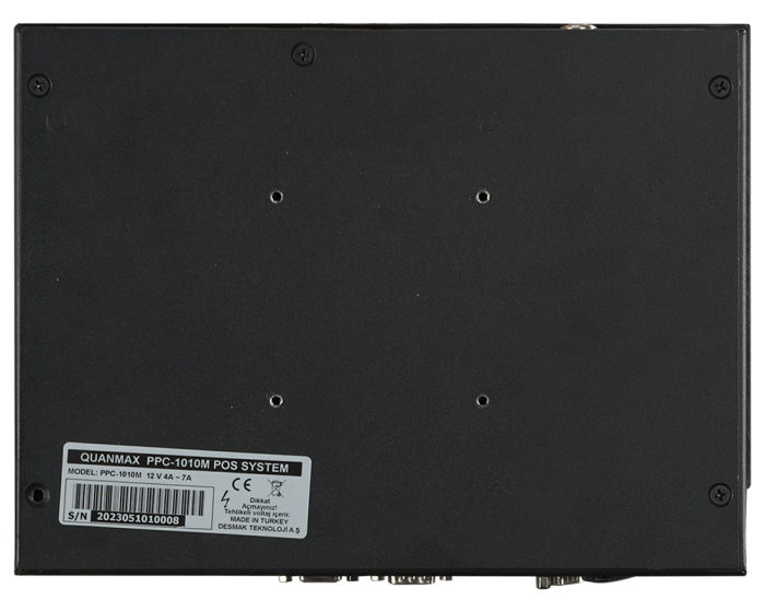 PPC-1010M 10.1'' Endüstriyel Panel PC J 6412 8GB DDR4 256GB NVMe SSD Dual Ethernet Wi-Fi - Görsel 5