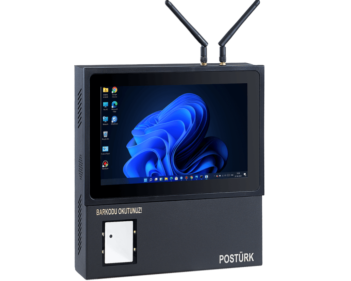 PPC-1010M 10.1'' Endüstriyel Panel PC J 6412 8GB DDR4 256GB NVMe SSD Dual Ethernet Wi-Fi - Görsel 6