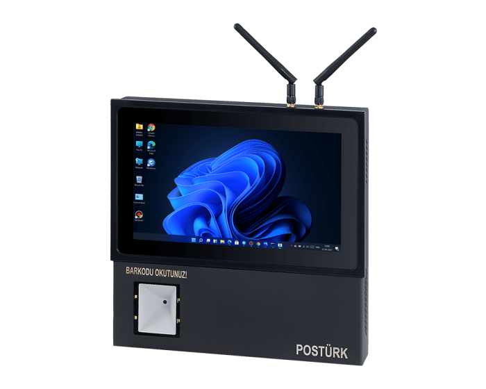 PPC-1010M 10.1'' Endüstriyel Panel PC J 6412 8GB DDR4 256GB NVMe SSD Dual Ethernet Wi-Fi - Görsel 7